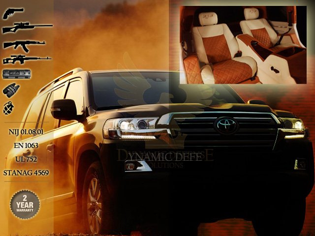 Armored Luxury Toyota Land Cruiser 200 Series For Sale in UAE Best Armoured Vehicles