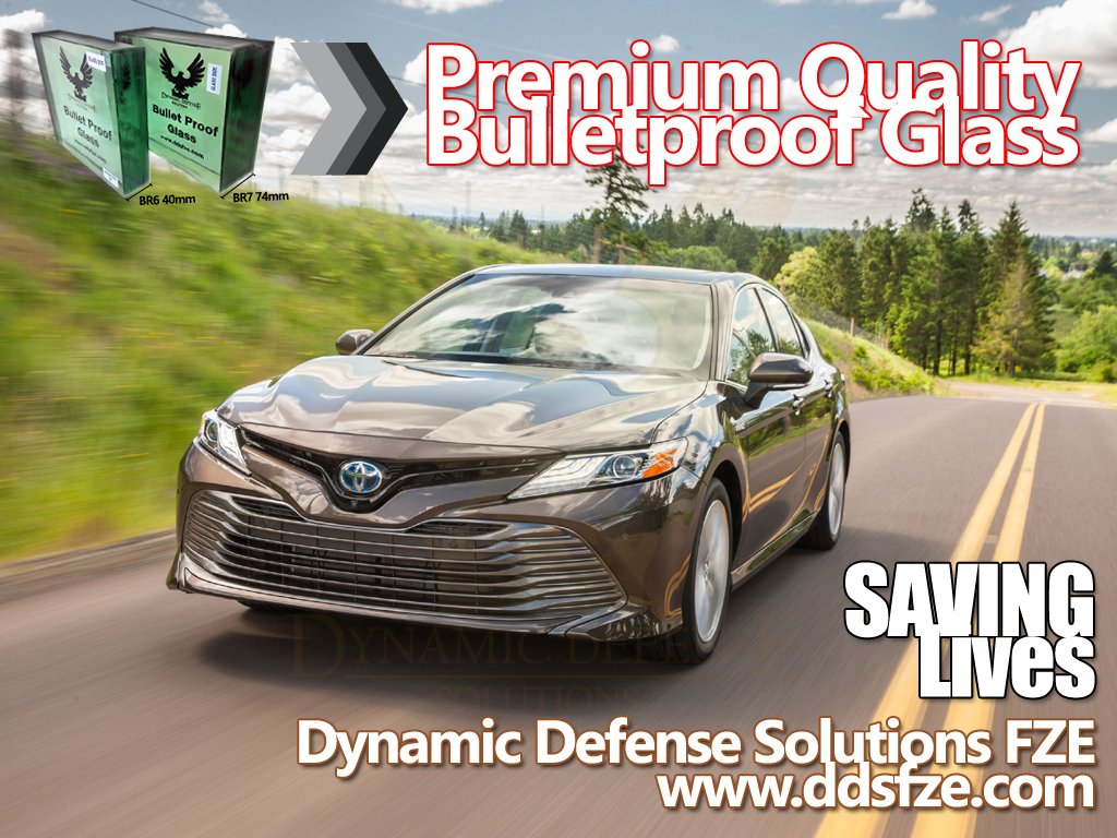 Bulletproof Glass for New Toyota Camry Armored Sedan Car