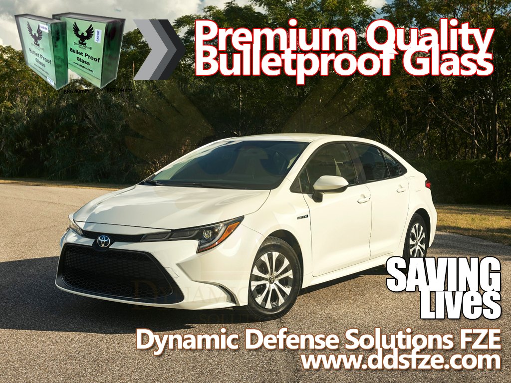 Bulletproof Glass for New Toyota Corolla Armored Sedan Car