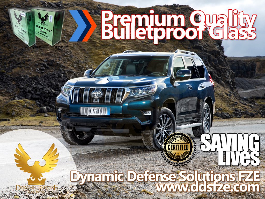 Bulletproof Glass for New Toyota Prado 150 Armored SUV