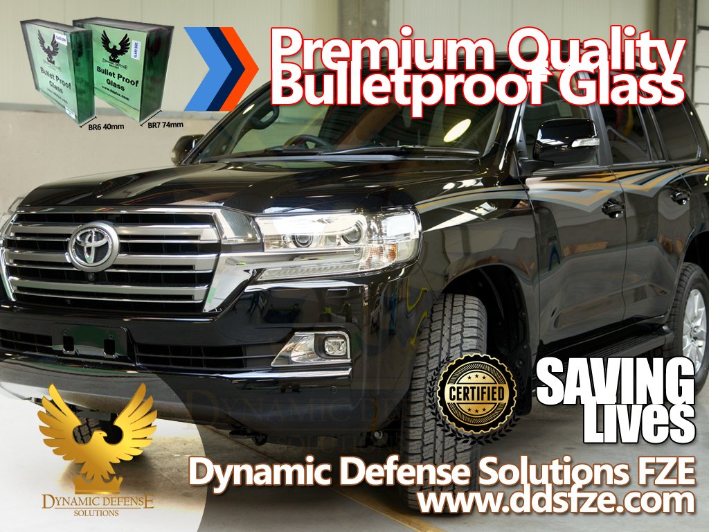 Bulletproof Glass for New Toyota Land Cruiser 200 Armored SUV