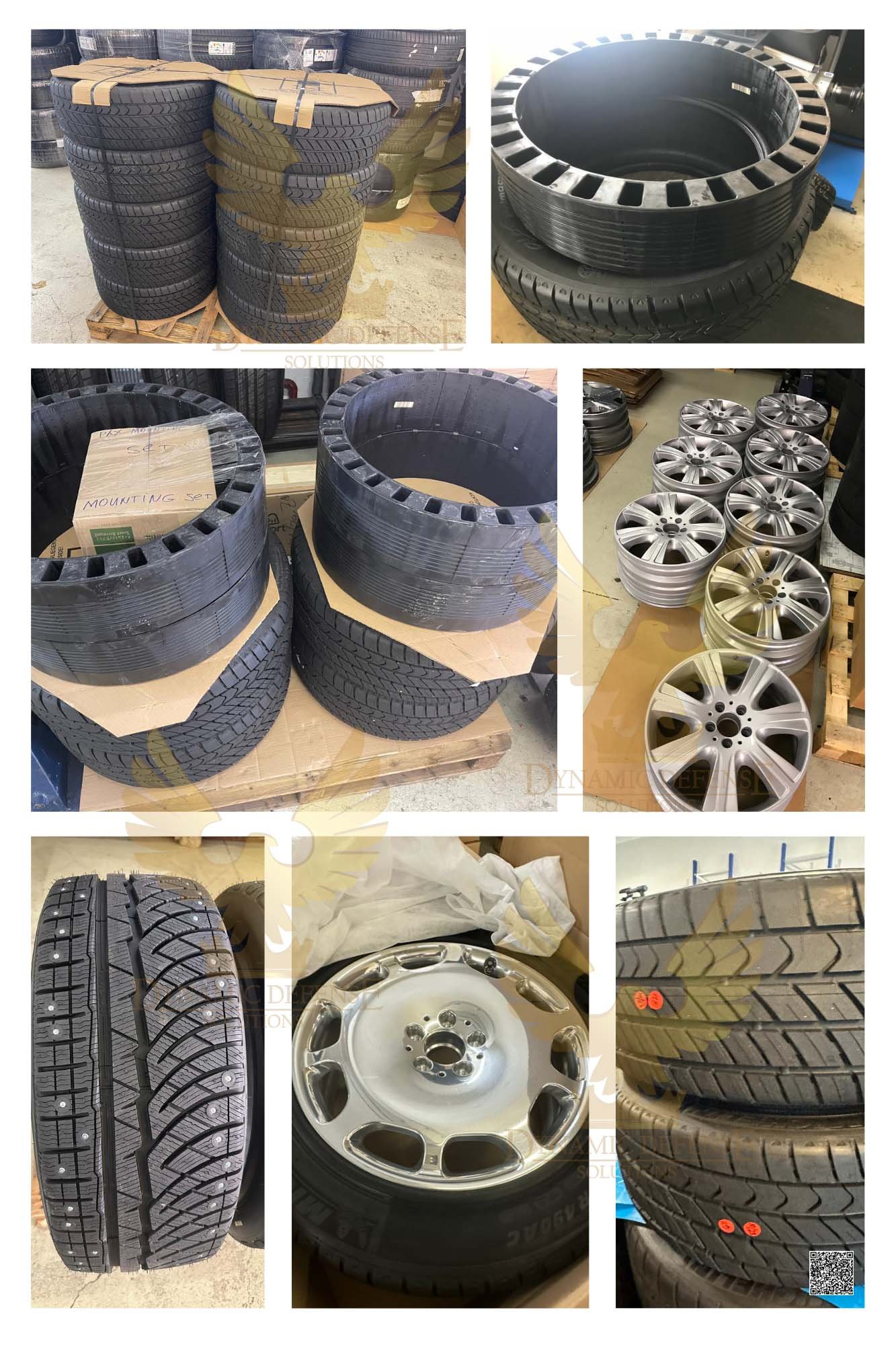 Michelin PAX Tires, 255 720 R490 AC, 245 700 R470, 235 700 R450,