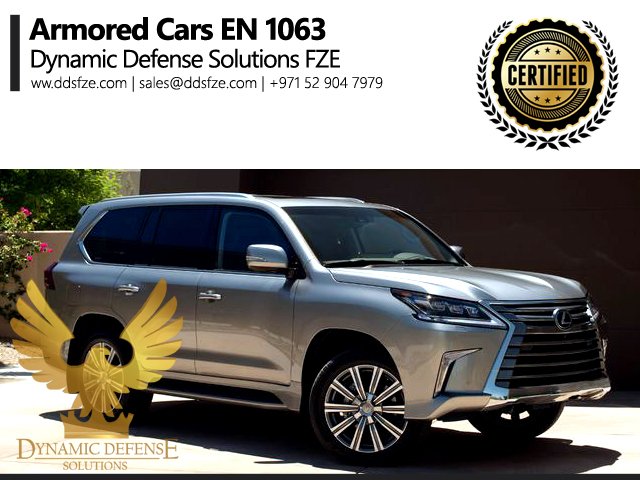 Armored Toyota Lexus LX 570 For Sale in UAE Best Armoured cars
